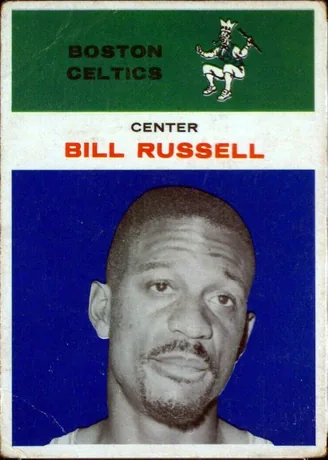 Bill Russell · 1961 Fleer — Basketball trading card