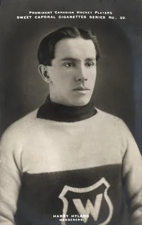 Harry Hyland · 1911 C55 — Hockey trading card