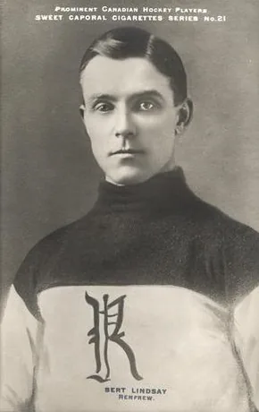 Bert Lindsay · 1911 C55 — Hockey trading card
