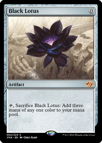 Black Lotus · Vintage Masters — Magic: The Gathering trading card