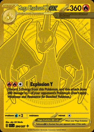 Mega Charizard Y ex · Ascended Heroes — Pokémon trading card